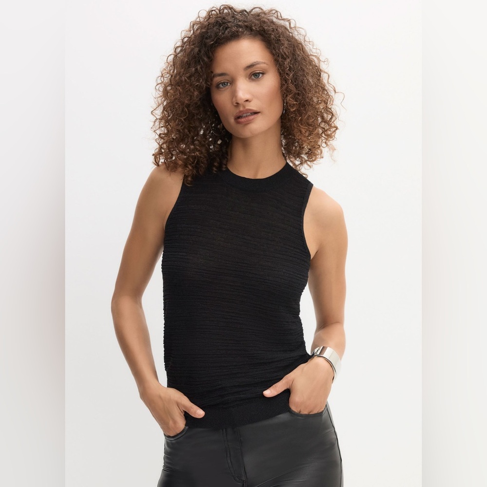 Melanie Lyne Essential sleeveless textured top
